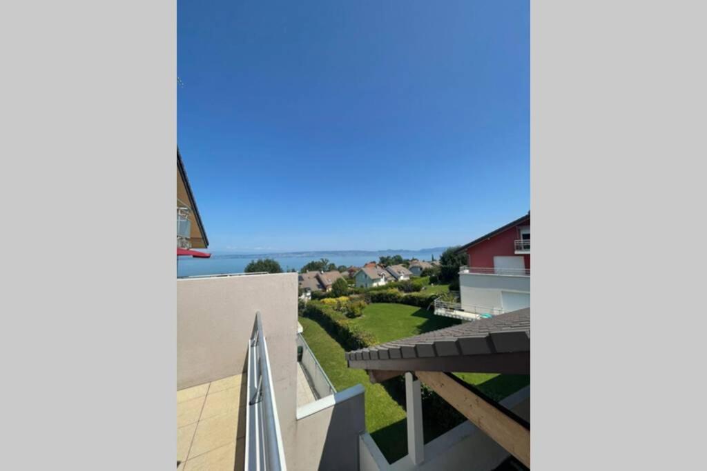 Superbe Appartement Au Calme Avec Vue Sur Le Lac. Evian-les-Bains Bagian luar foto